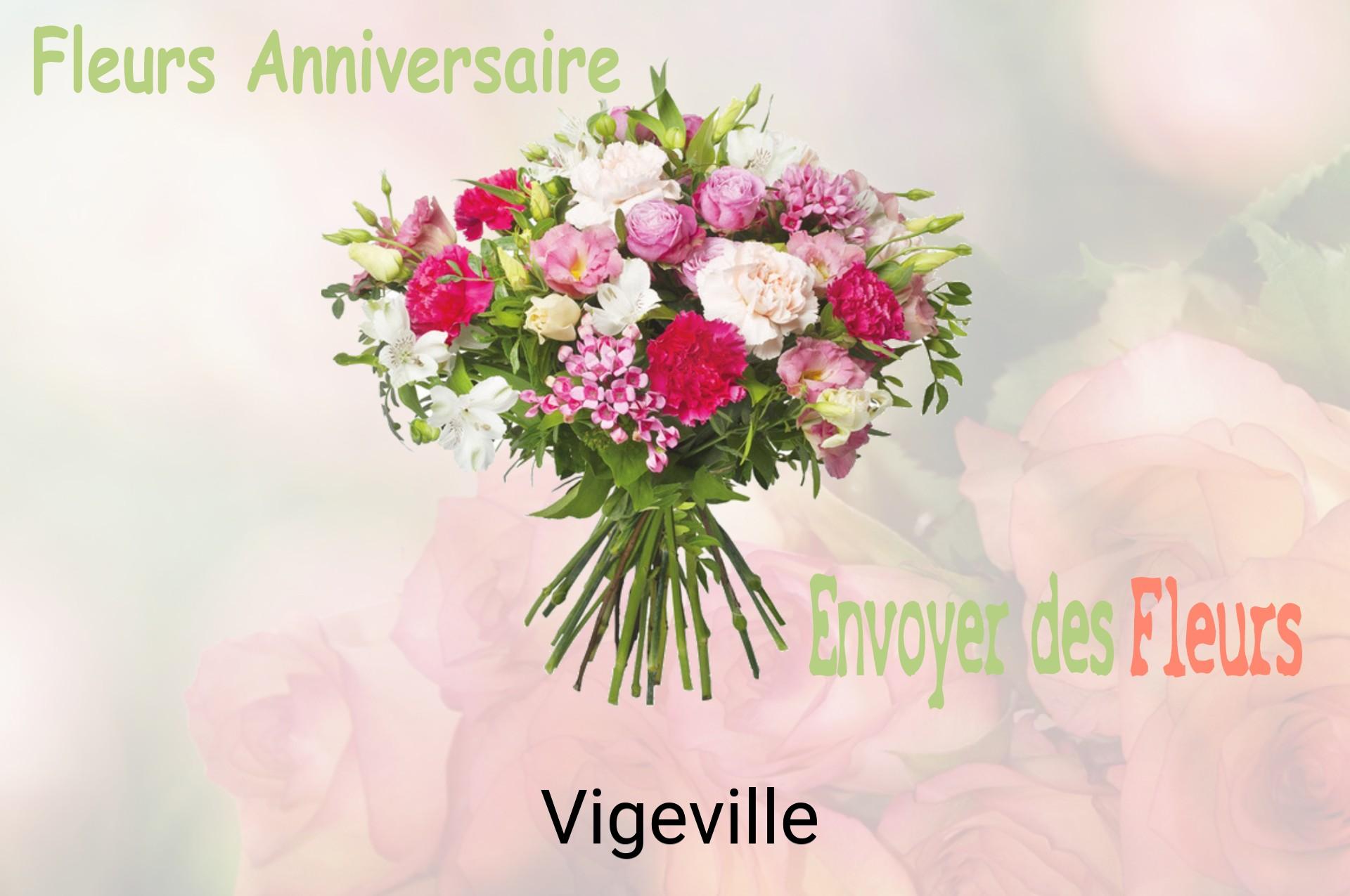 Bouquet de fleurs d’anniversaire livré à Vigeville